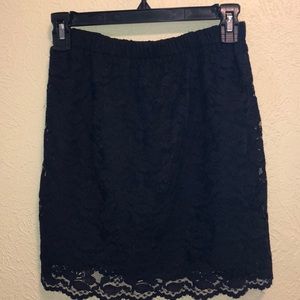 Size S Black Lace Skirt